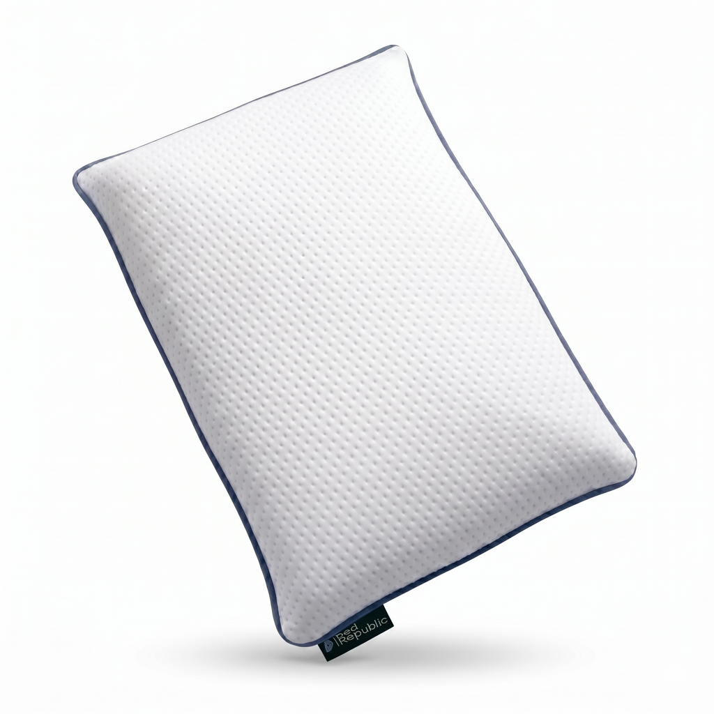 Lot de 2 oreillers 100% mémoire de forme par BED REPUBLIC - Confort équilibré ou ferme
