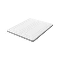 Surmatelas avec effet 50/50 - REASONS COUPLES - TOPPER 7 cm