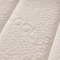 Matelas ressorts ensachés et deux faces : mousse mémoire de forme + Face été Mousse FRESH - BED PLATINIUM FRESH 29 cm