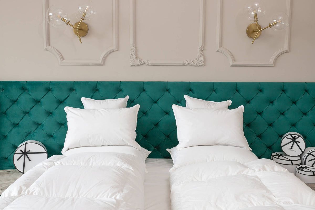 Lot couette & oreiller plumes - PLUME