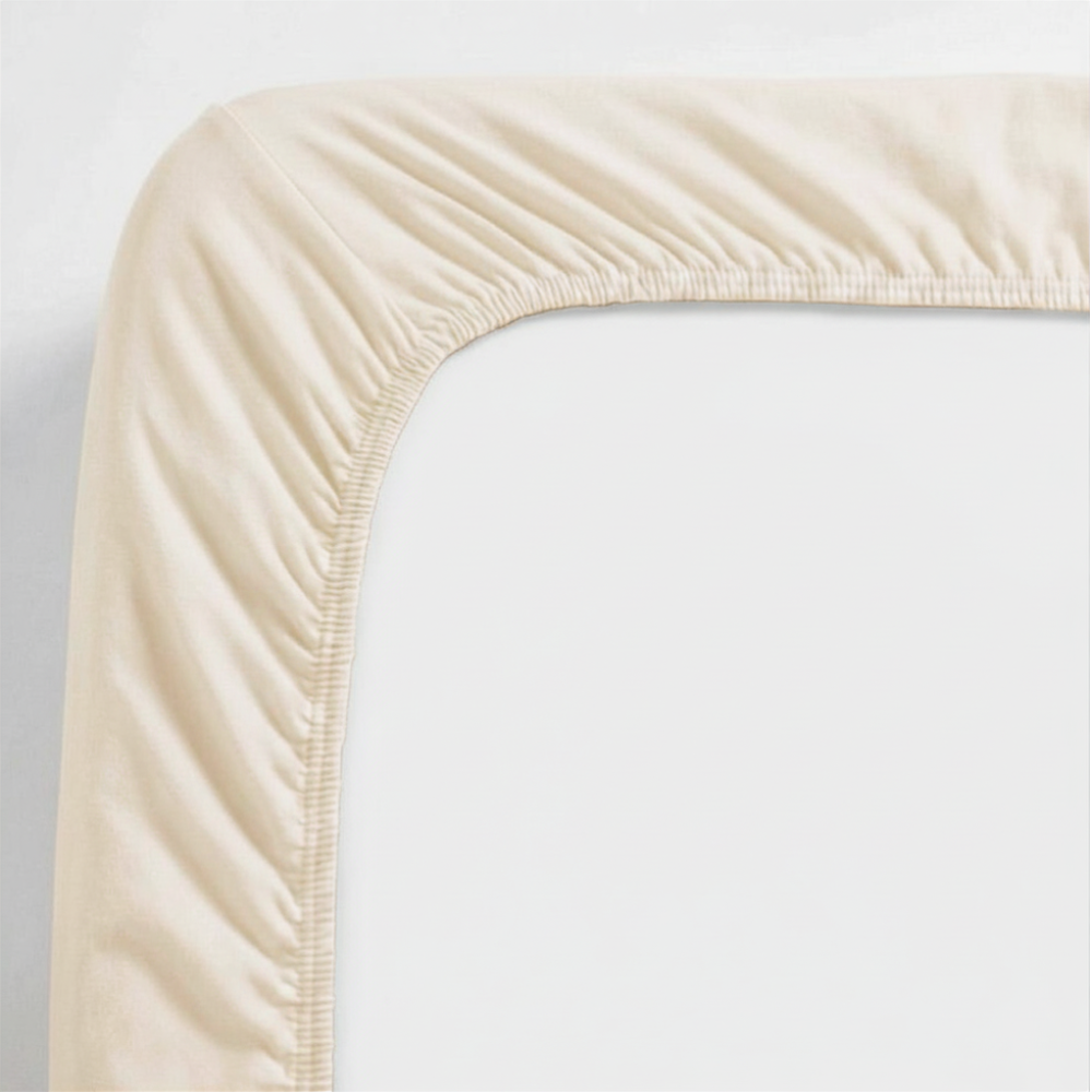 Drap housse élastique ultra simple en Coton Jersey - Bonnet 15-30cm max - LazyHousse