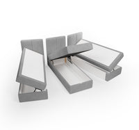Lit géant XXL type BOXBED BOXSPRING - 240 x 200cm – Lit GIANT