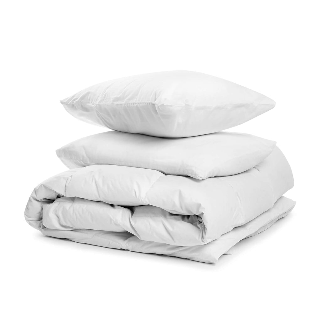 Lot couette & oreiller plumes - PLUME