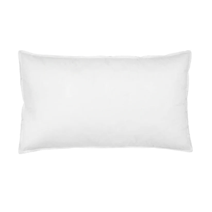 Lot de 2 oreillers hybride premium plume duvet naturel et nanofibres - Enveloppe 100% coton percale