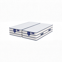 Matelas ressorts ensachés et deux faces : mousse mémoire de forme + Face été Mousse FRESH - BED PLATINIUM FRESH 29 cm