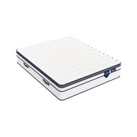 Matelas ressorts ensachés et mousse mémoire de forme HD avec surmatelas intégré - BED PLATINIUM PLUS 30 cm