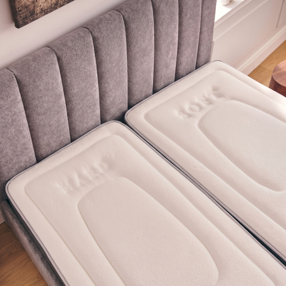 REASONS BI CONFORT 25cm - Single foam mattress, 2 sensations: balanced or firm