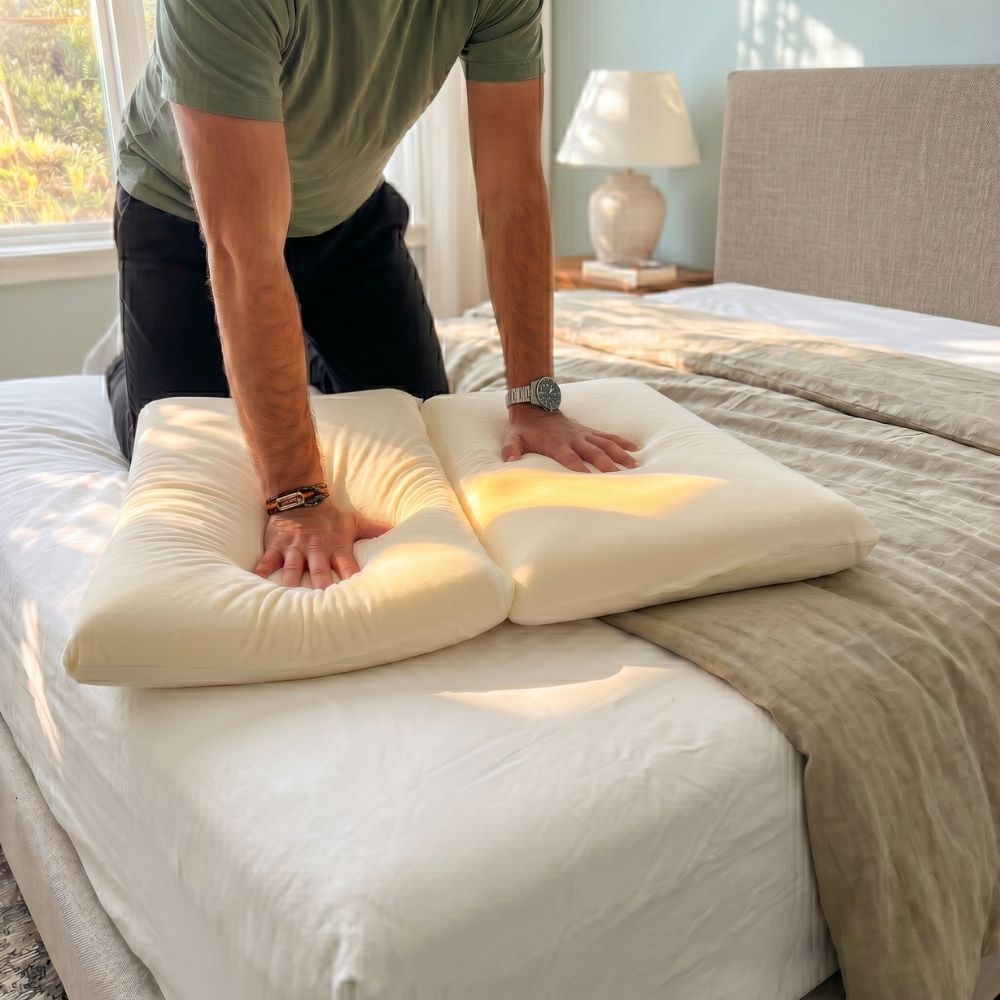 L'Oreiller 100% mémoire de forme coton bio SANITIZED par BED REPUBLIC