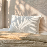 Lot de 2 oreillers 100% mémoire de forme coton bio SANITIZED par BED REPUBLIC - Confort équilibré ou ferme
